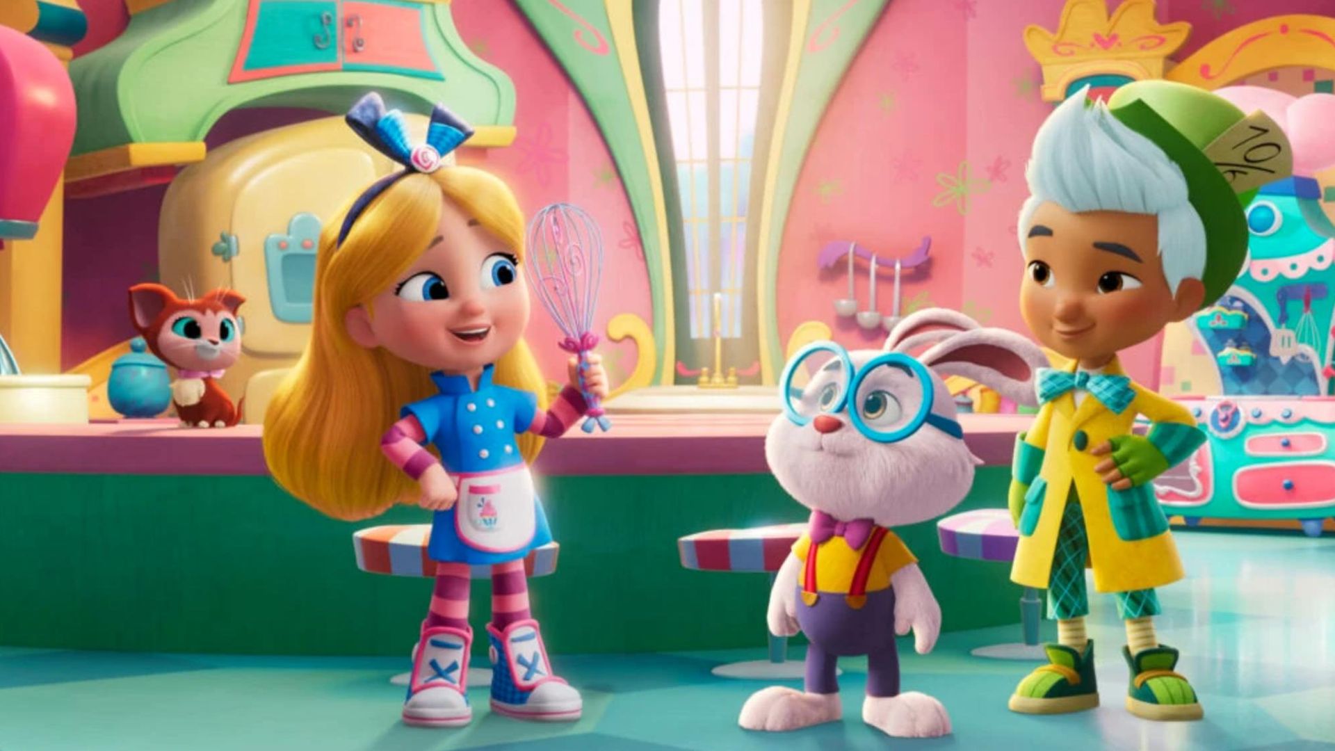 Alice's Wonderland Bakery background