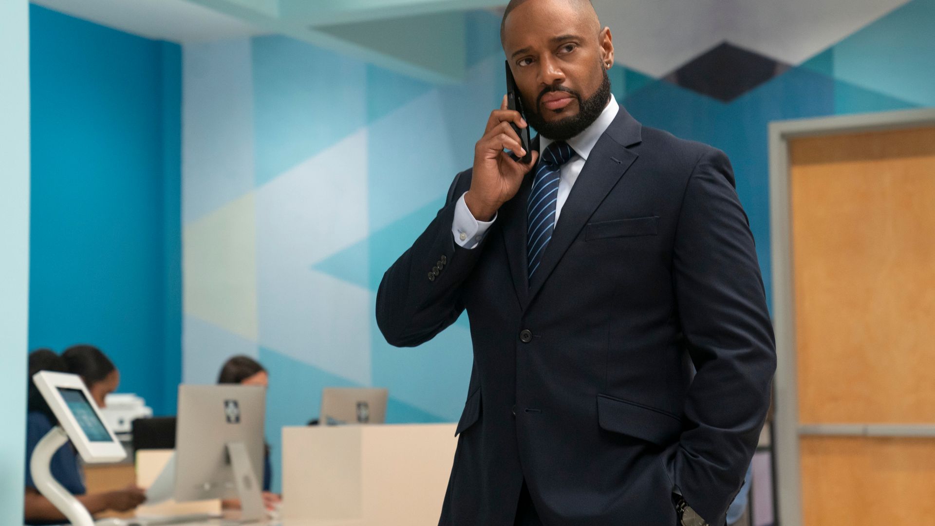 Beauty in Black background