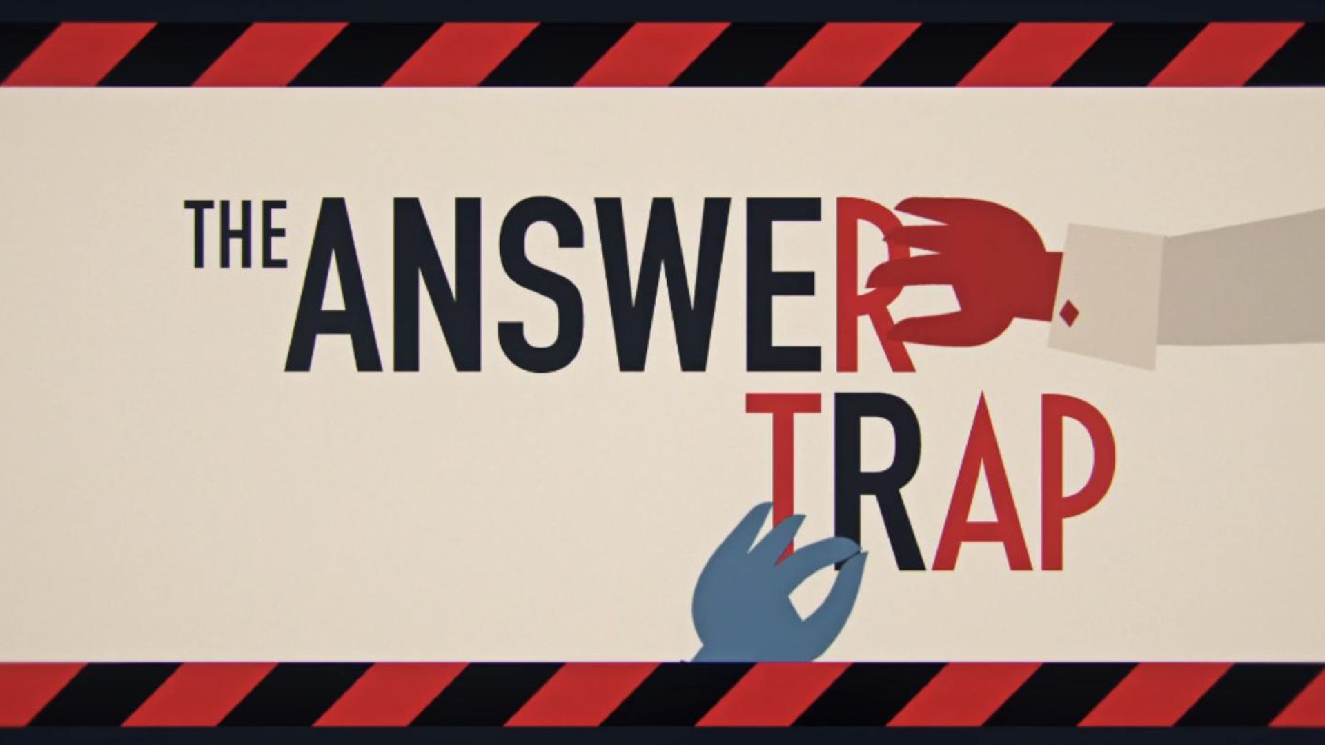 The Answer Trap background