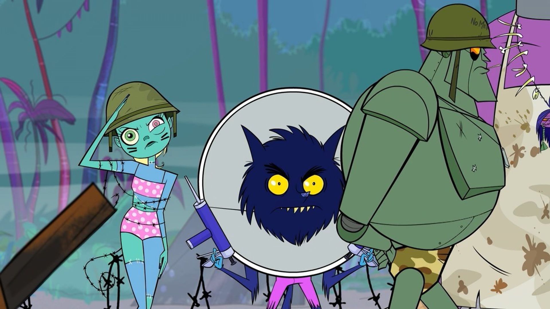 Monster Beach background