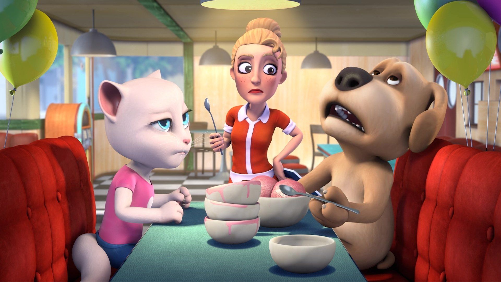 Talking Tom and Friends background