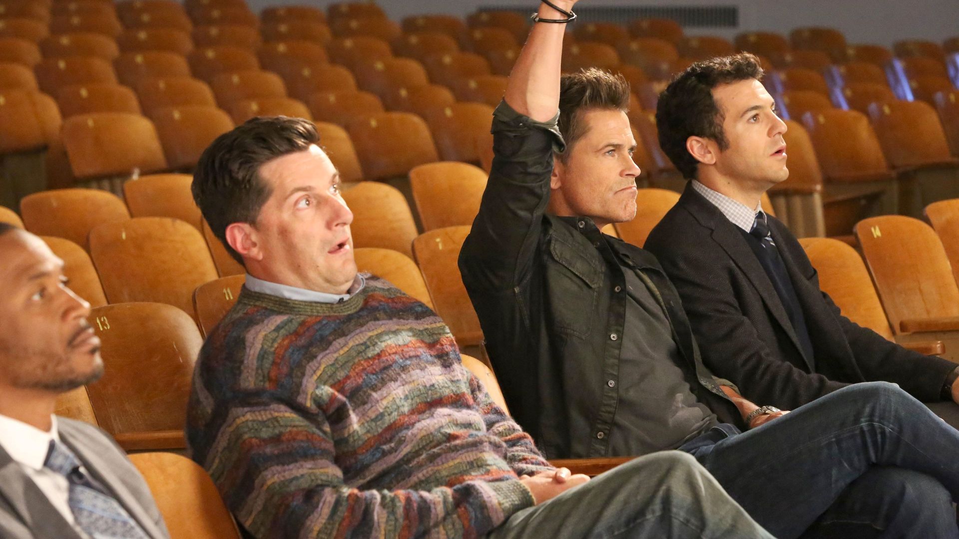The Grinder background