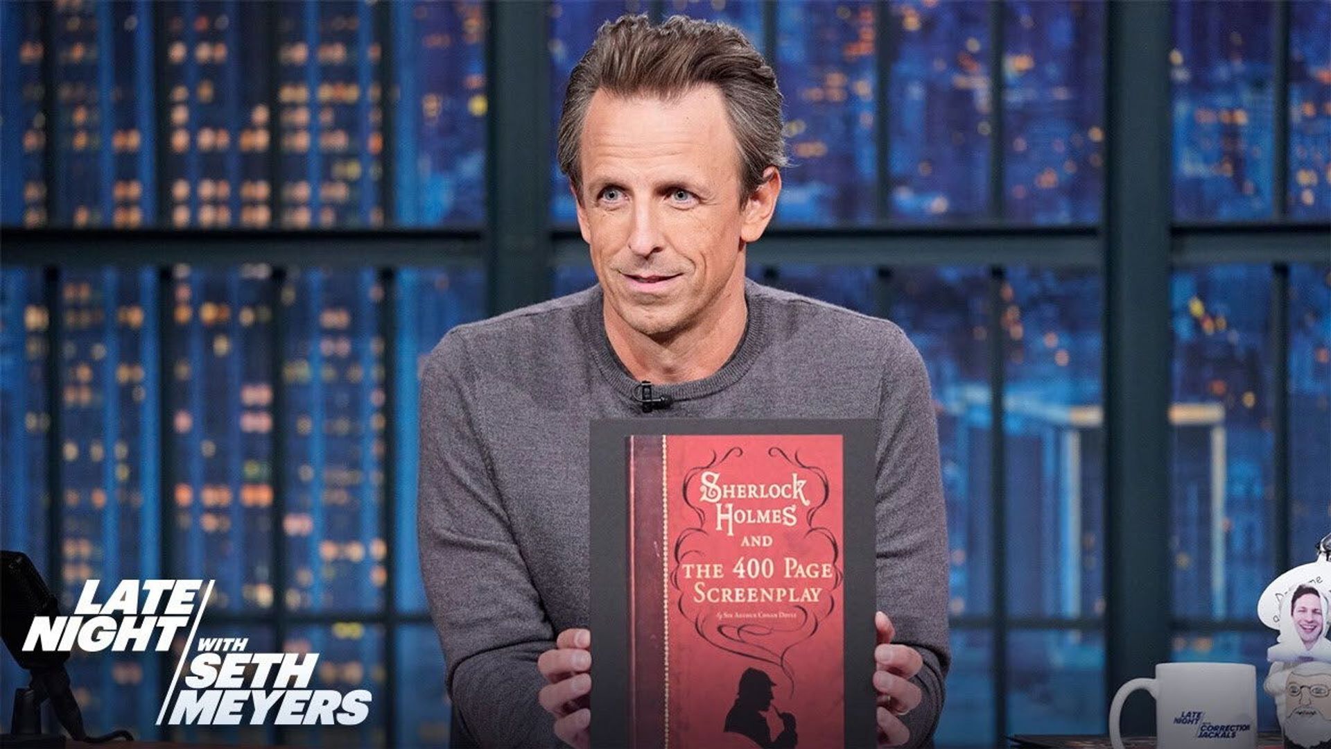 Late Night with Seth Meyers: Corrections" background