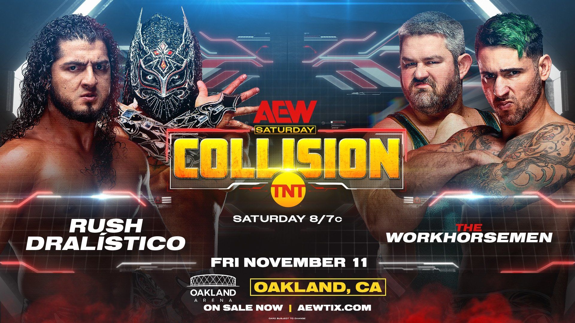 AEW Collision background