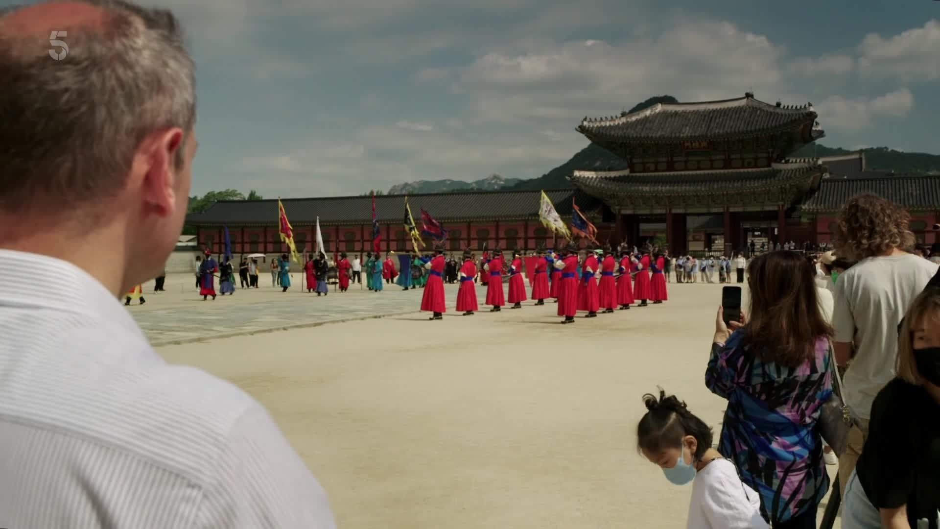 Alexander Armstrong in South Korea background
