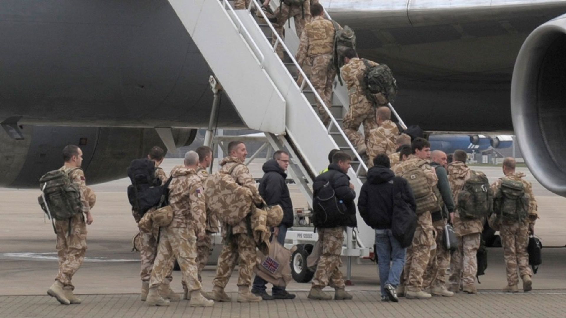 Inside RAF Brize Norton background
