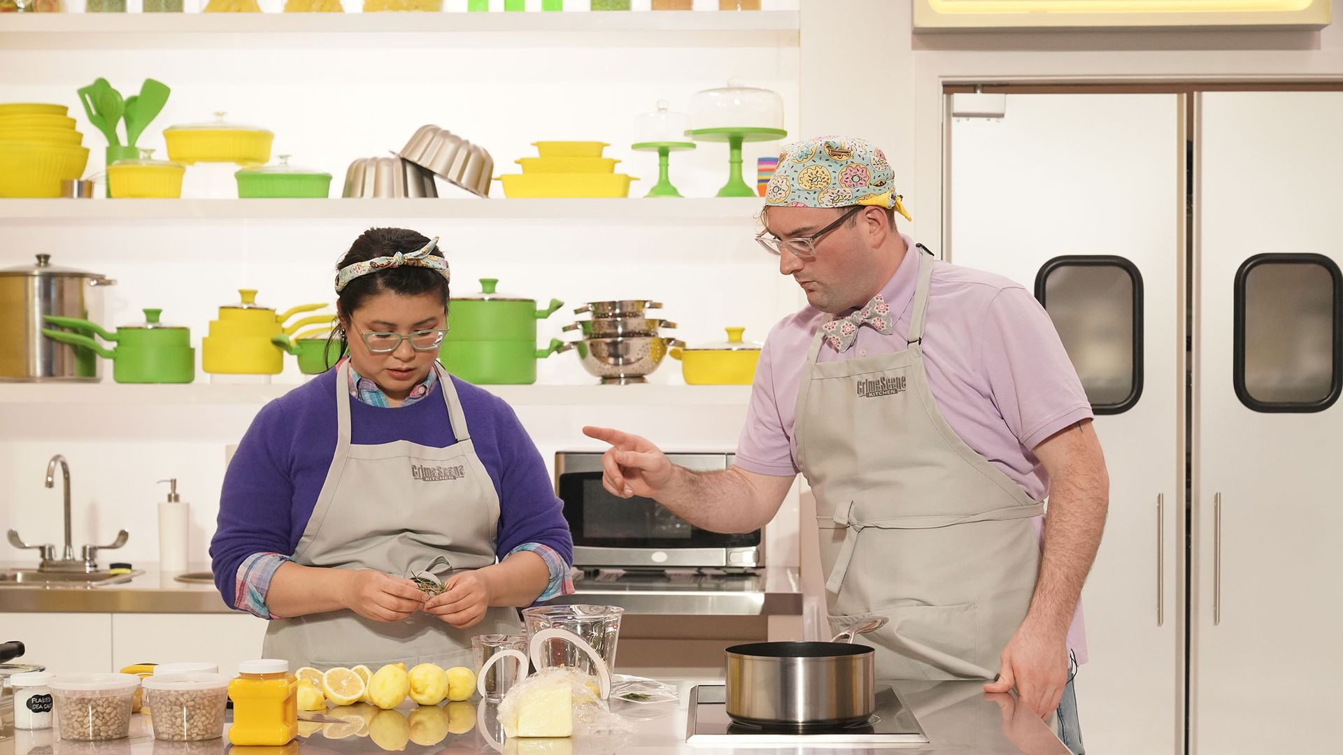 Crime Scene Kitchen background