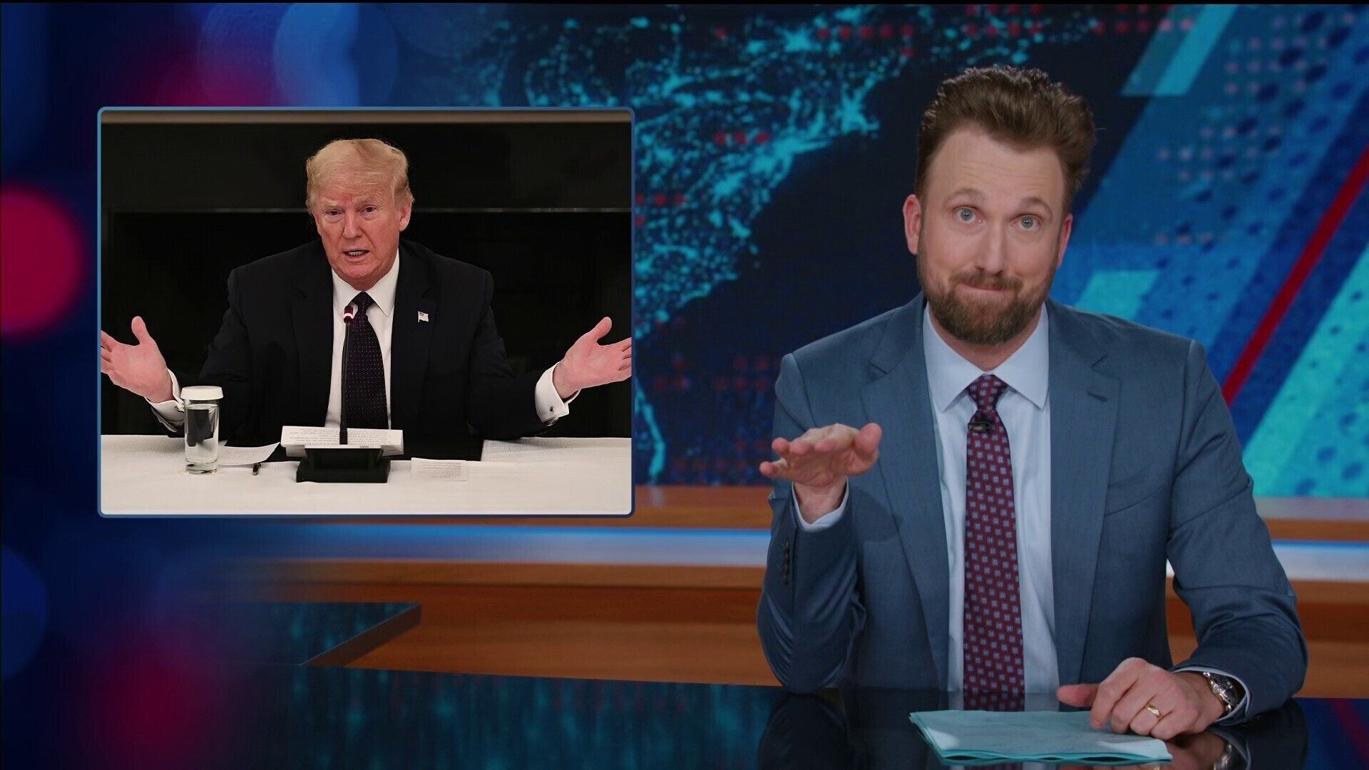 The Daily Show background