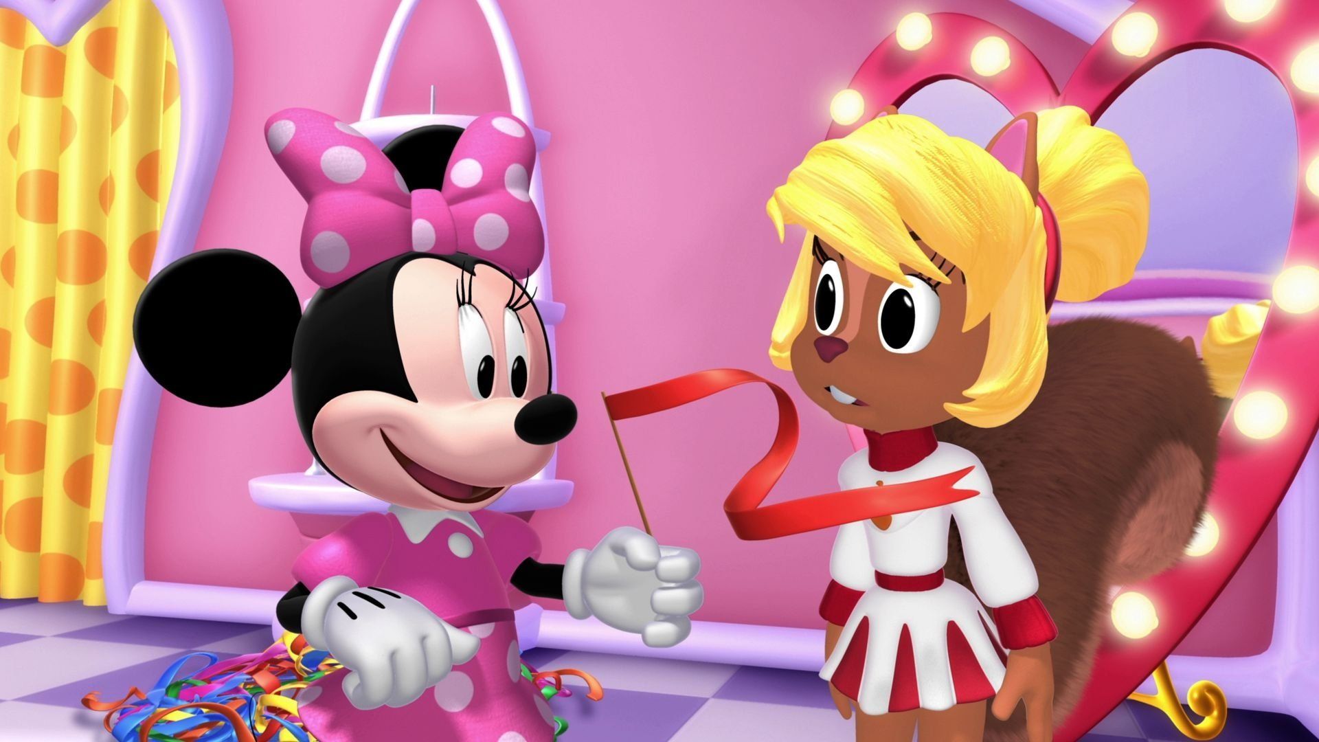 Minnie's Bow-Toons background