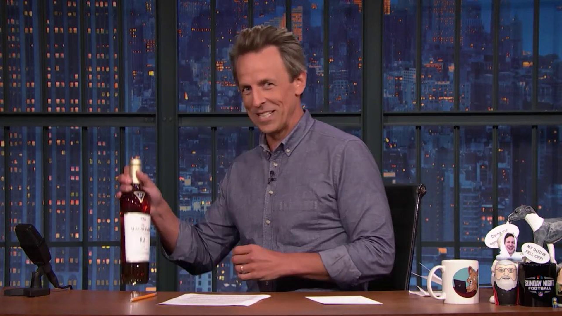 Late Night with Seth Meyers: Corrections" background