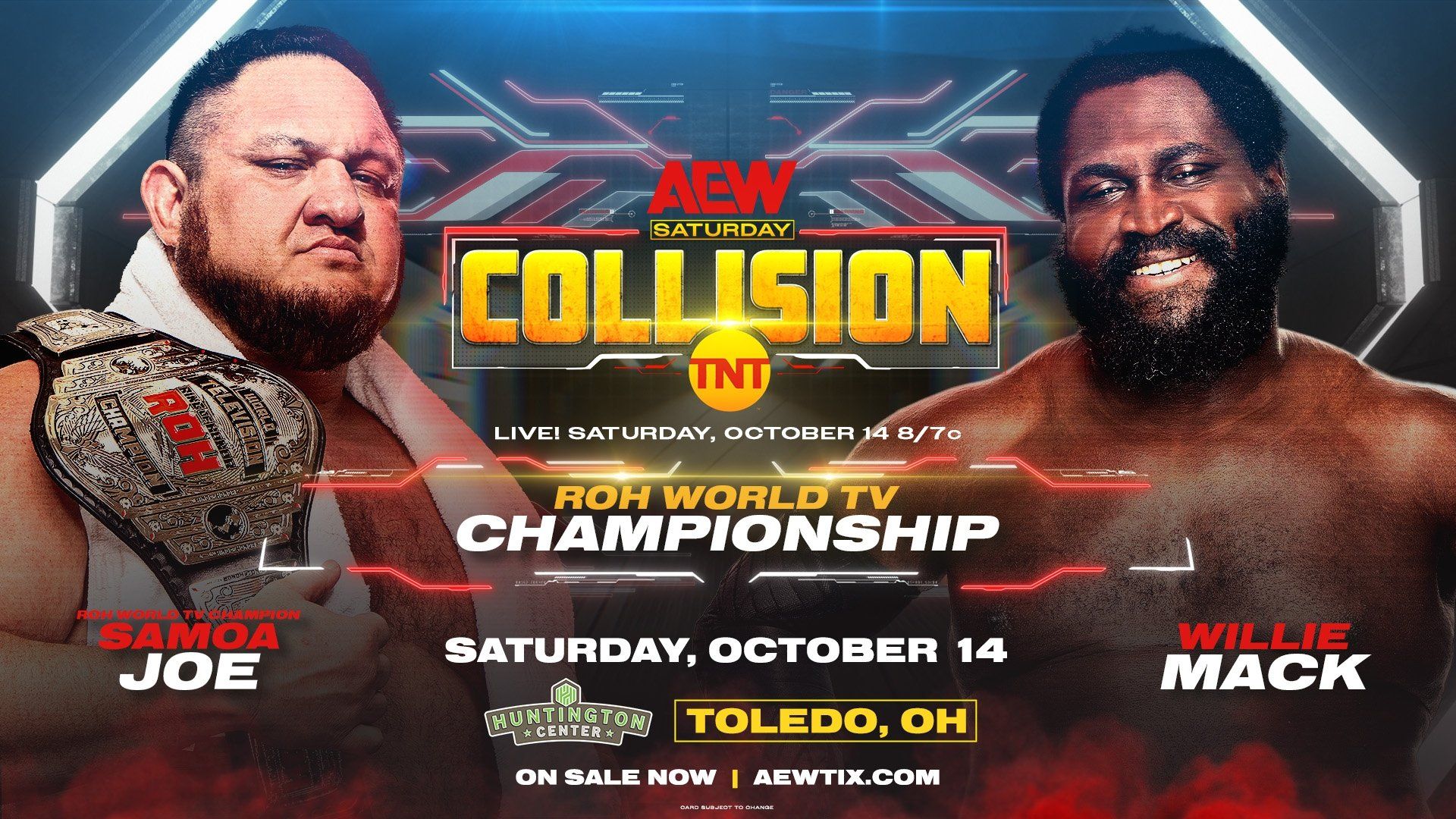 AEW Collision background
