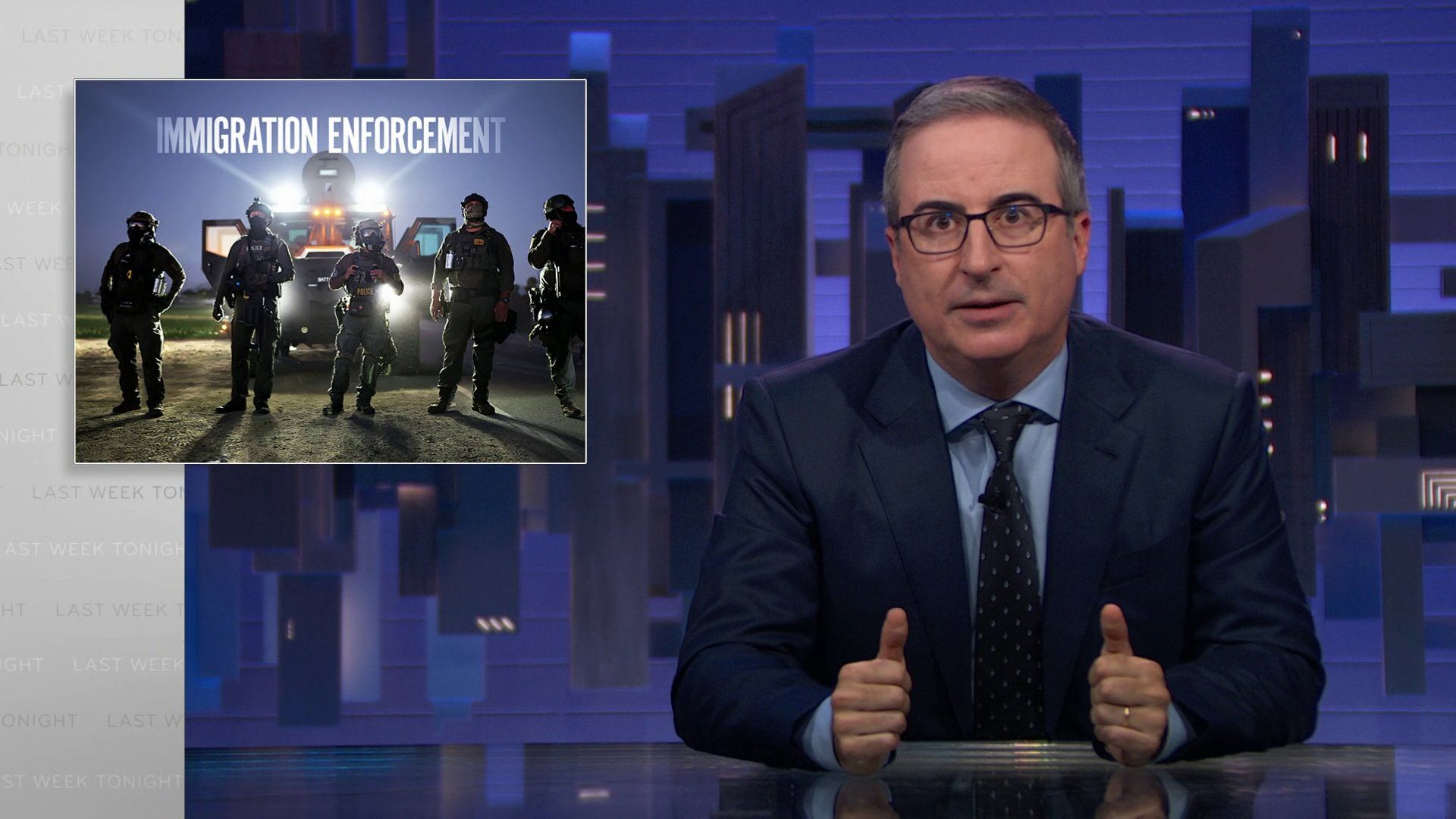 Last Week Tonight with John Oliver background