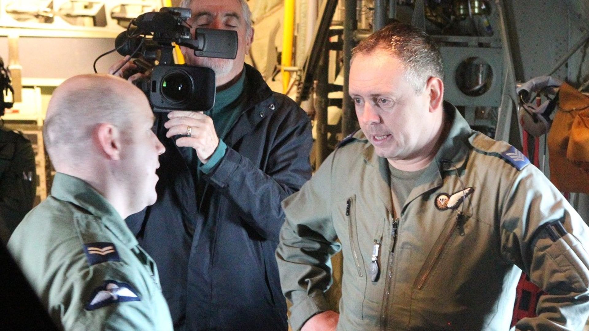 Inside RAF Brize Norton background