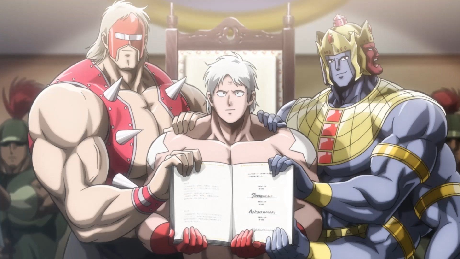 Kinnikuman: Perfect Origin Arc background
