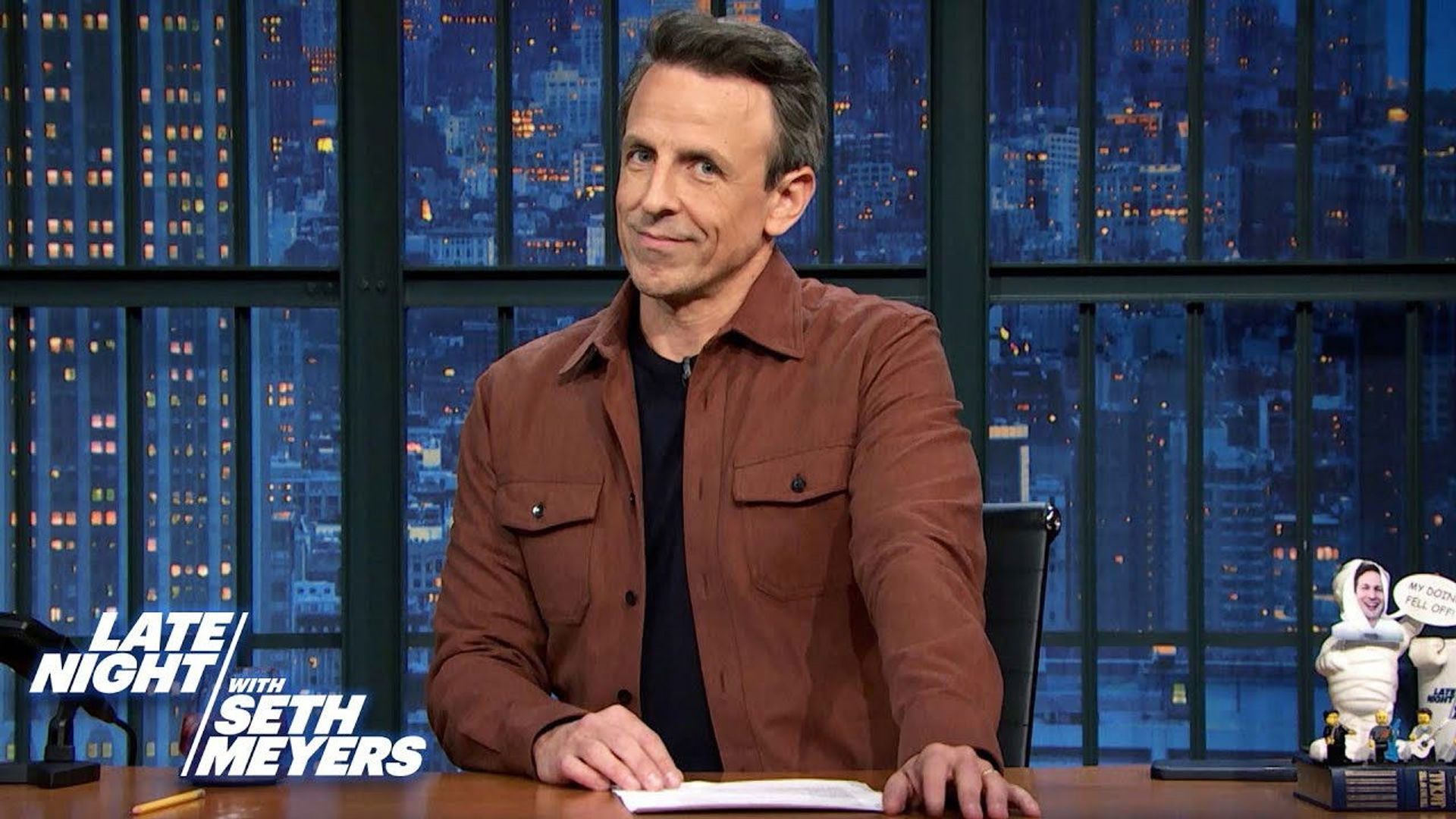 Late Night with Seth Meyers: Corrections" background