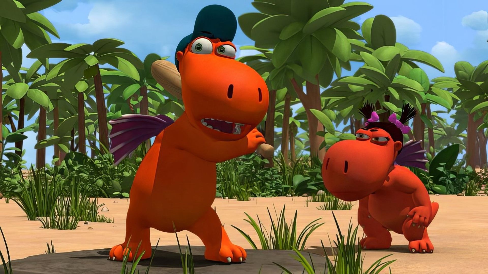 Der kleine Drache Kokosnuss background