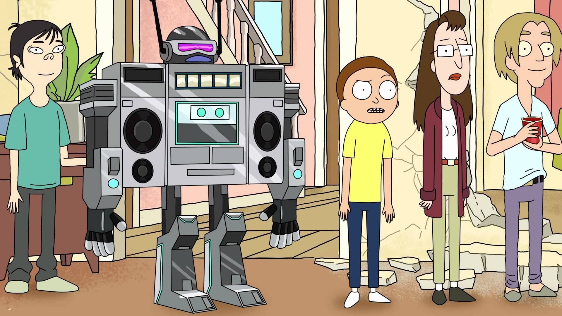 Rick and Morty background