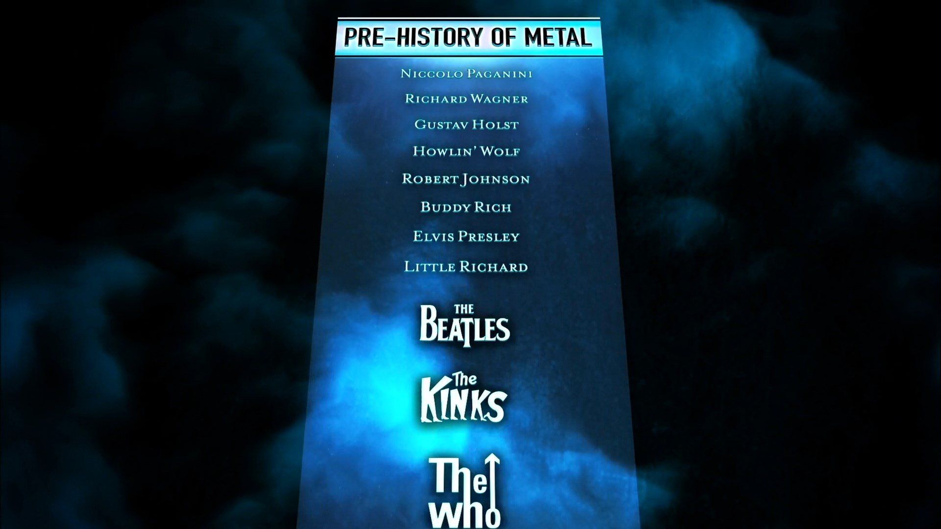 Metal Evolution background