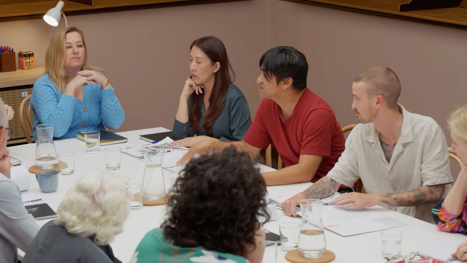 The Jury: Death on the Staircase background