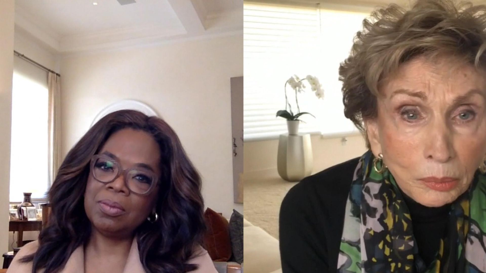 Oprah Talks COVID-19 background