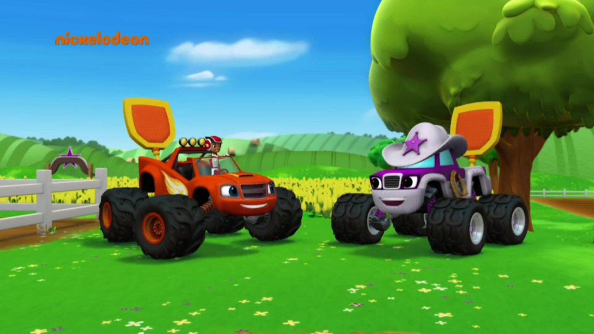 Blaze and the Monster Machines background