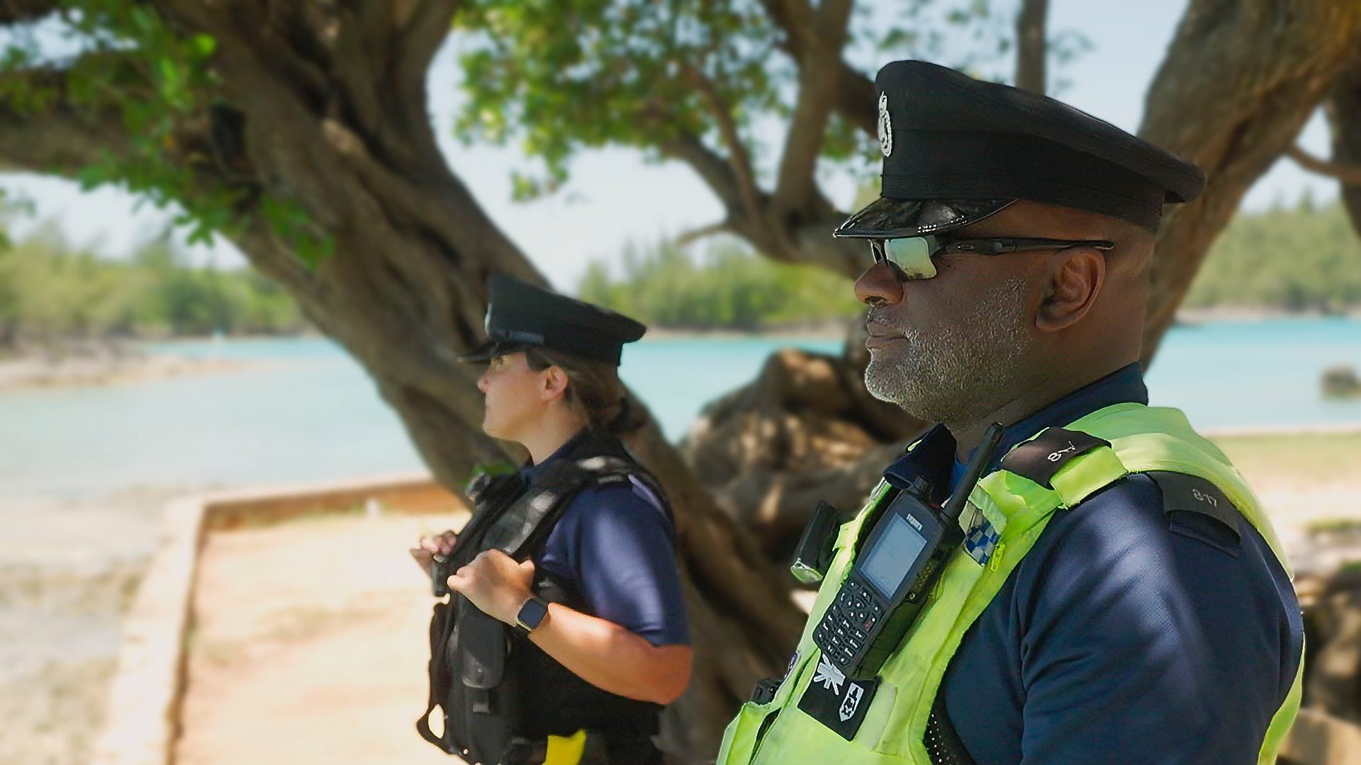 Policing Paradise background