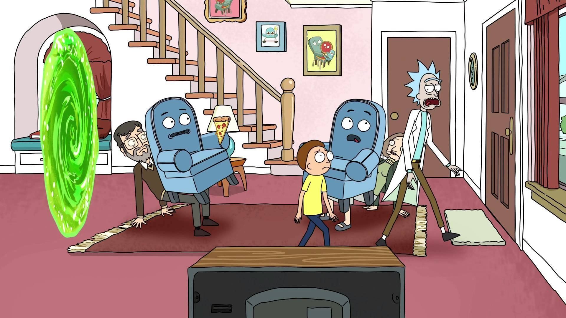 Rick and Morty background