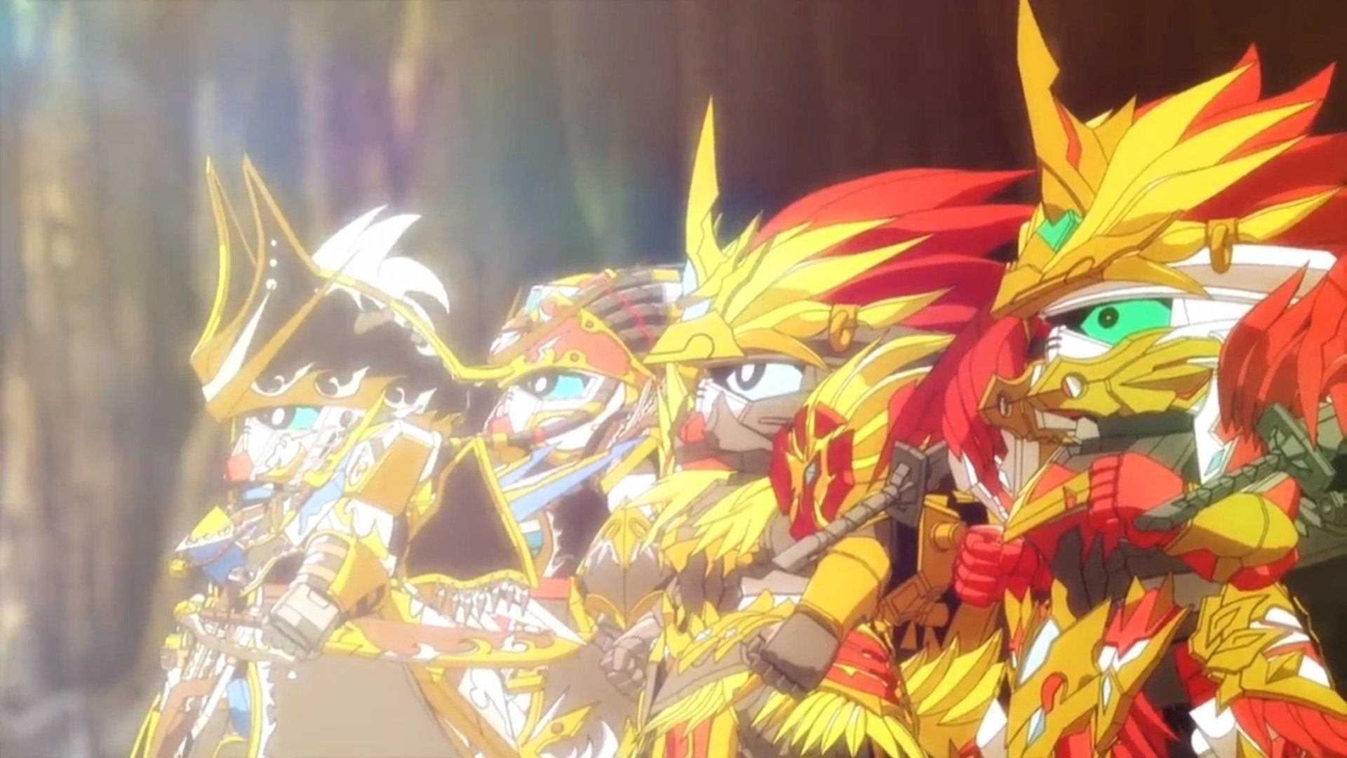 SD Gundam World Heroes background