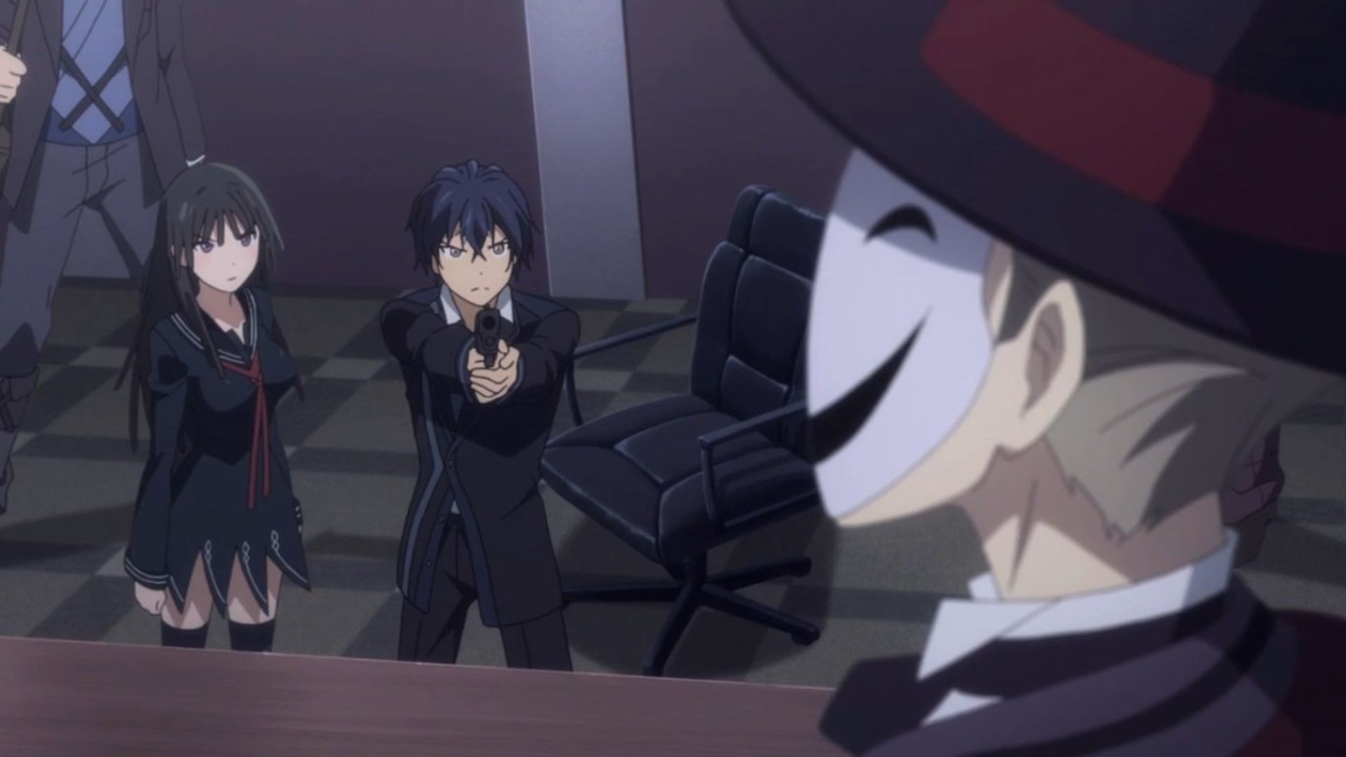 Black Bullet background