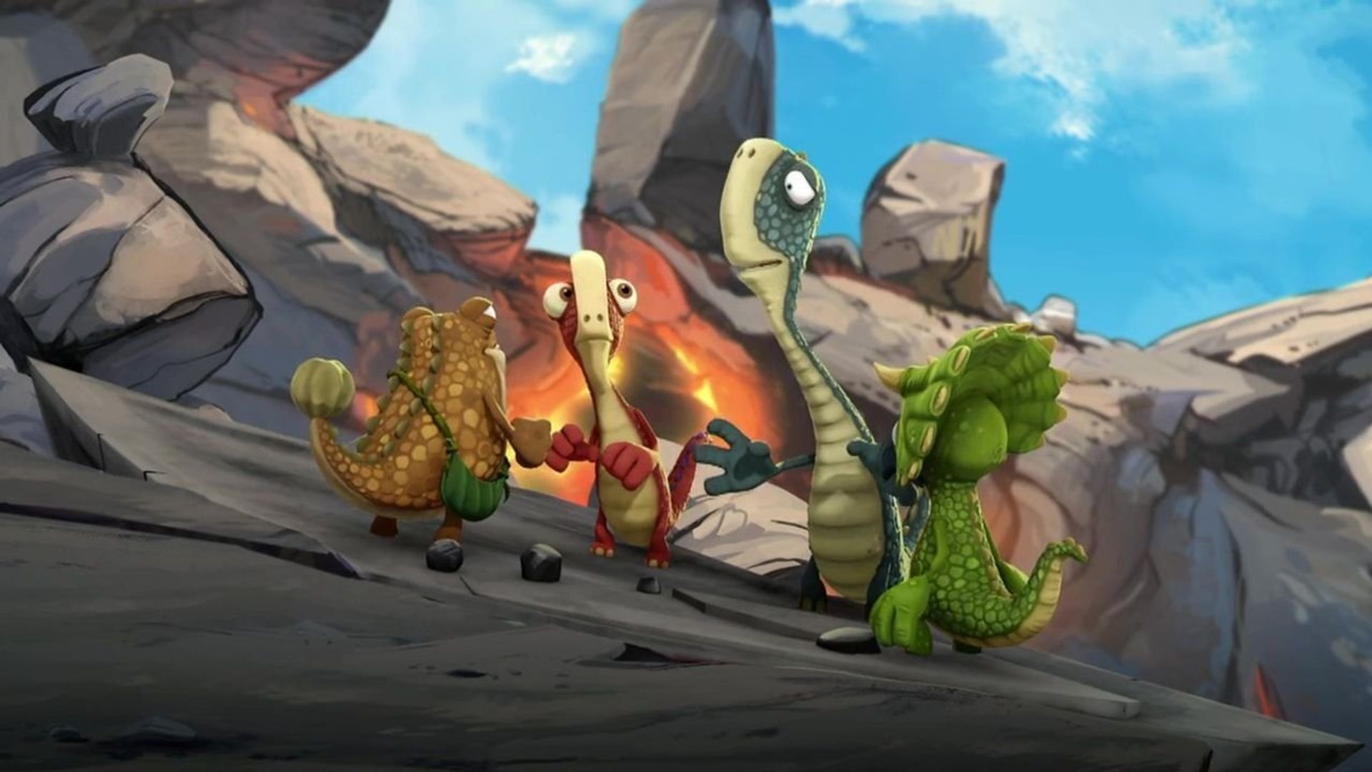 Gigantosaurus background
