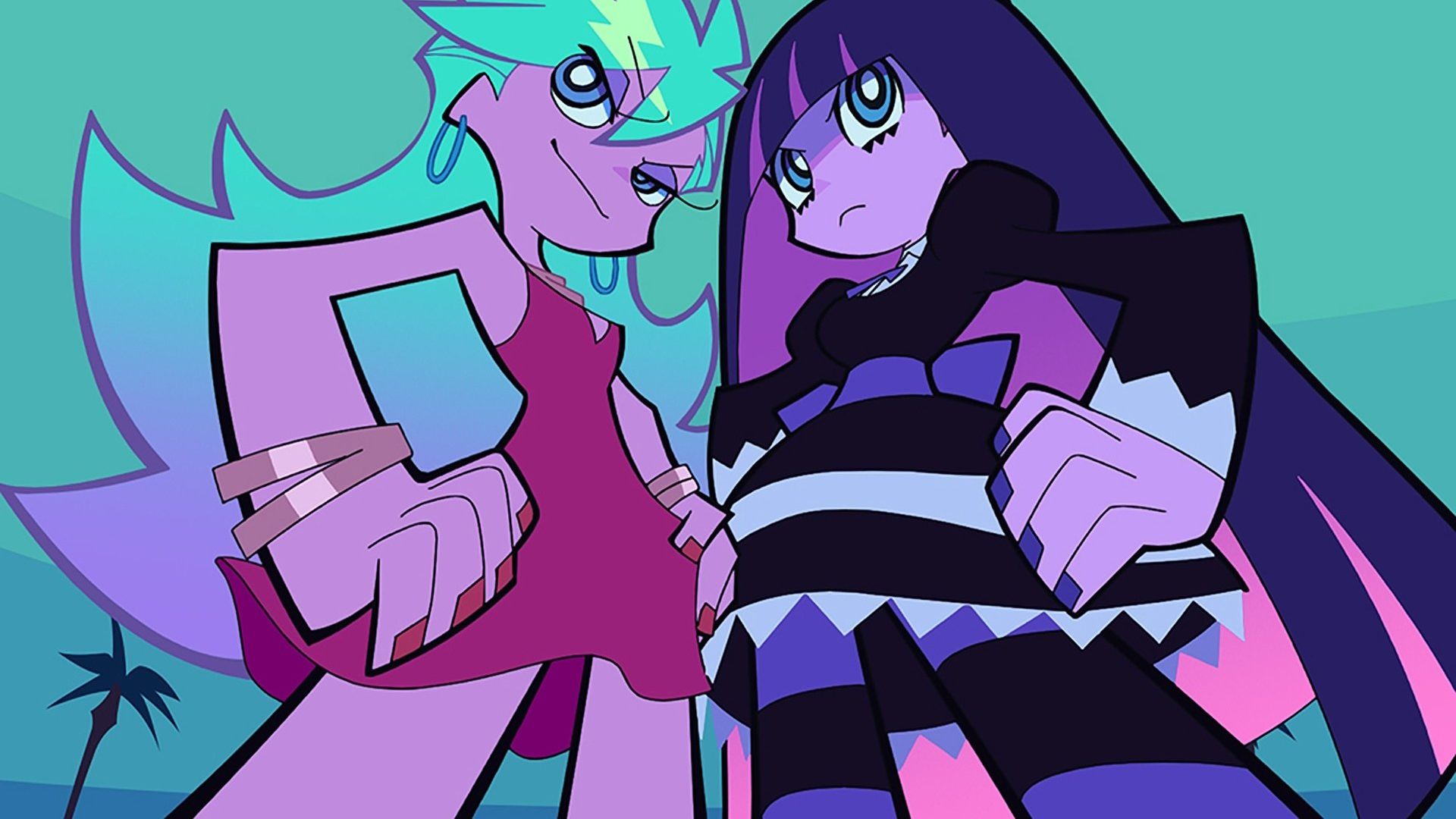 New PANTY & STOCKING with GARTERBELT background