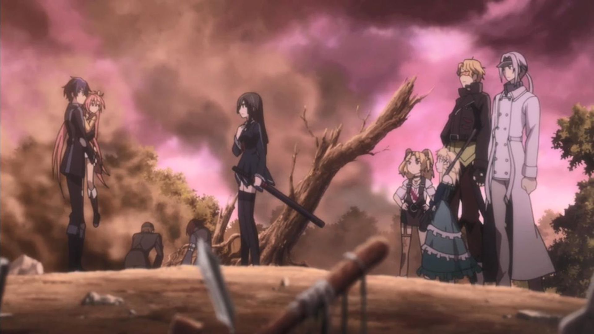 Black Bullet background