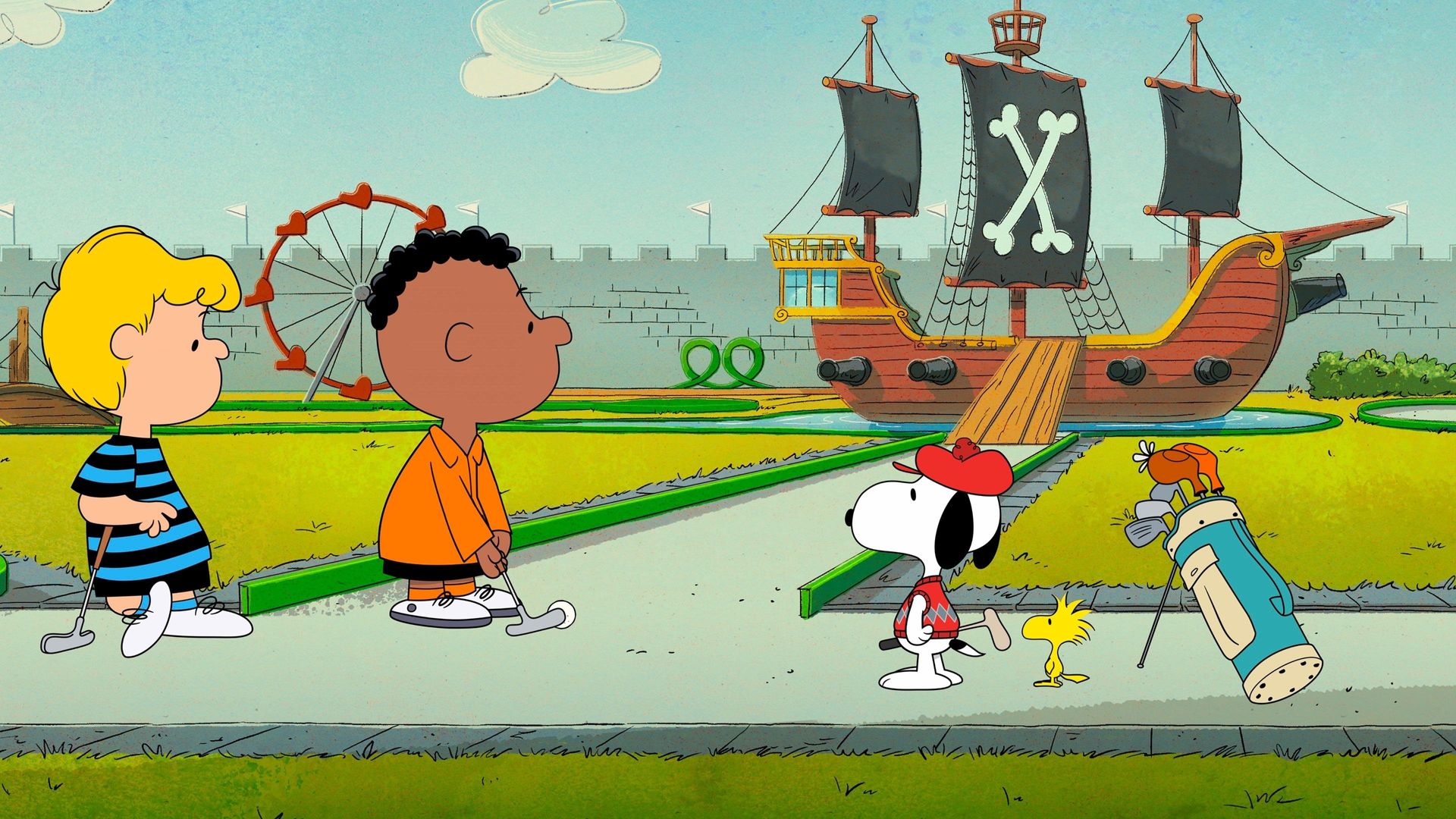 The Snoopy Show background