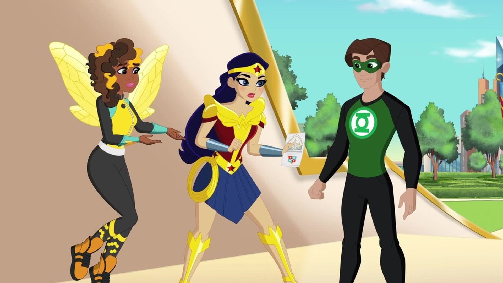 DC Super Hero Girls background
