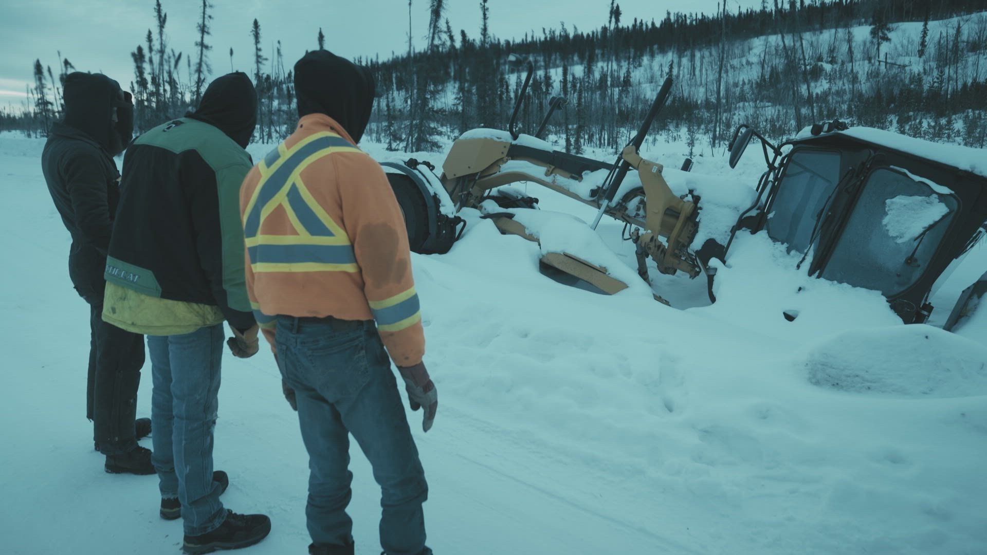 Ice Road Truckers background