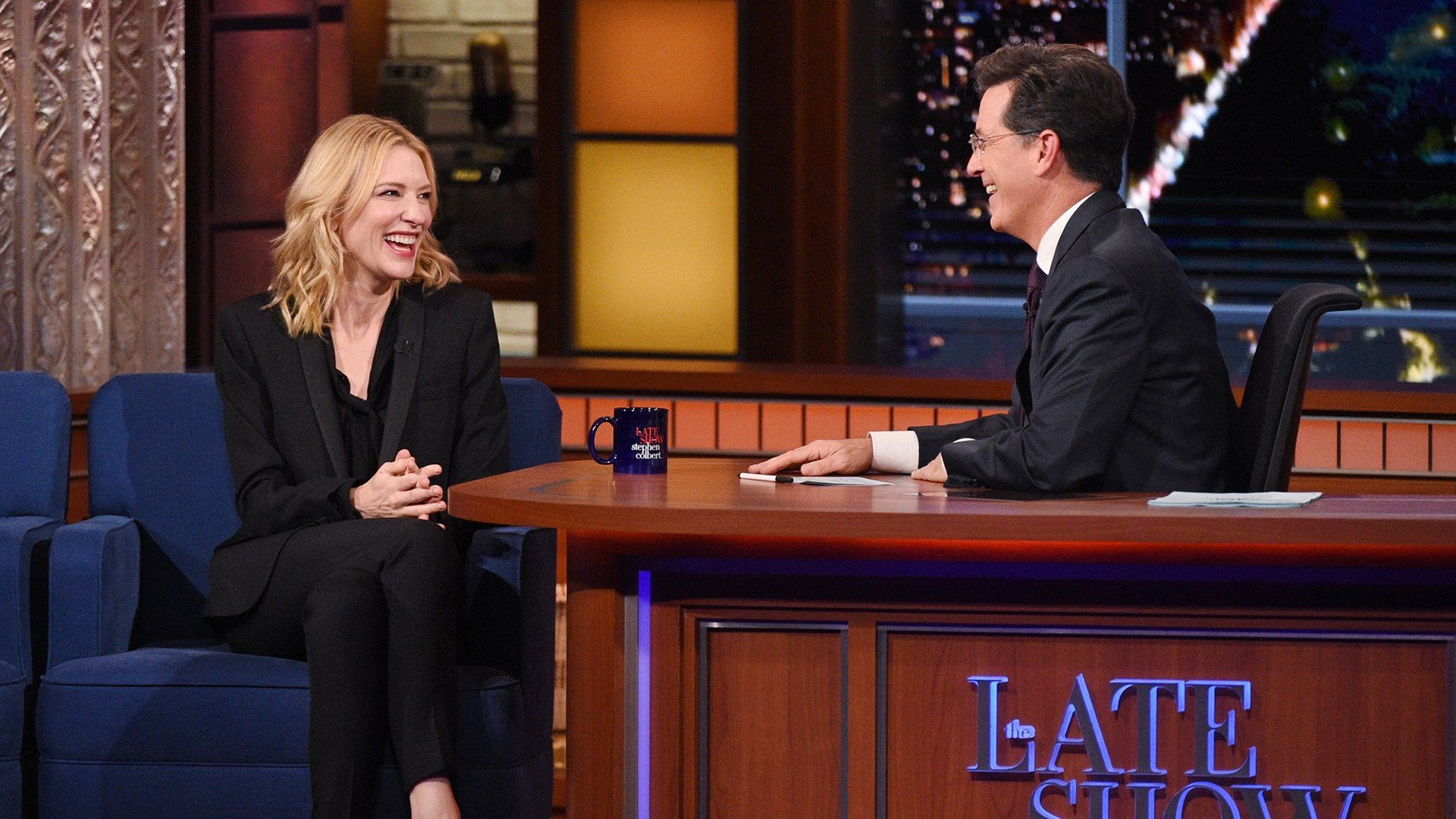 The Late Show with Stephen Colbert background