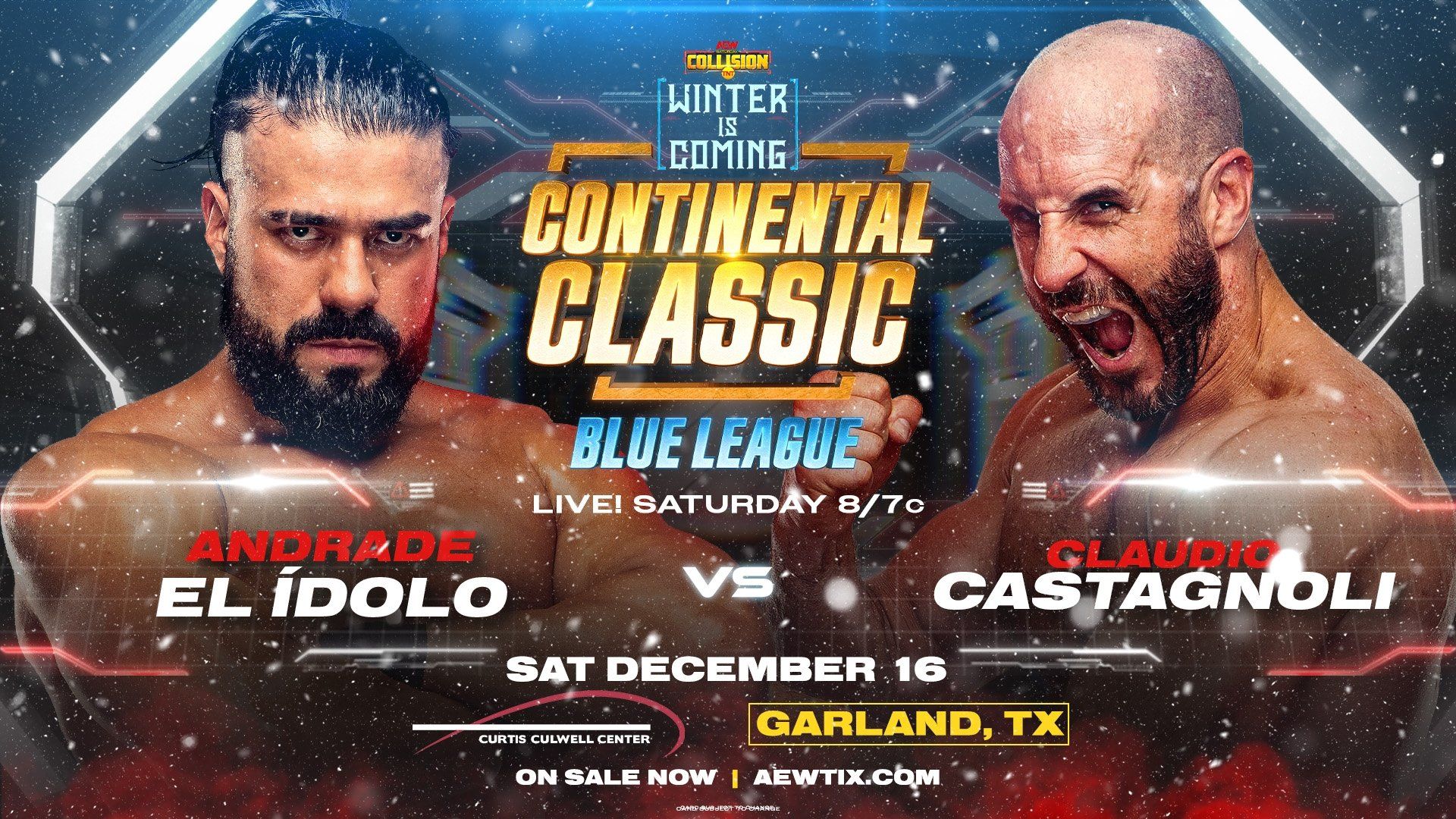 AEW Collision background
