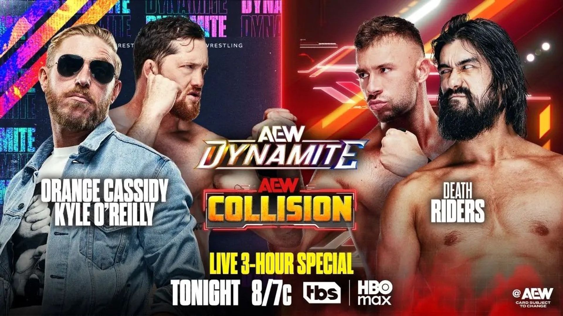 AEW Collision background