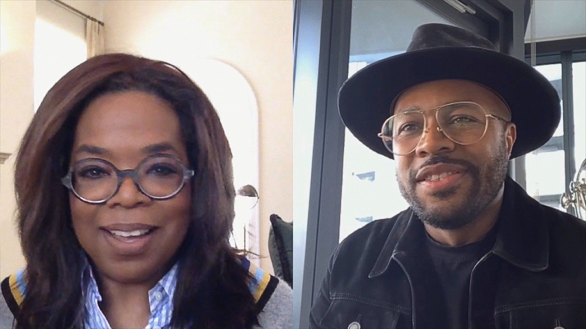 Oprah Talks COVID-19 background