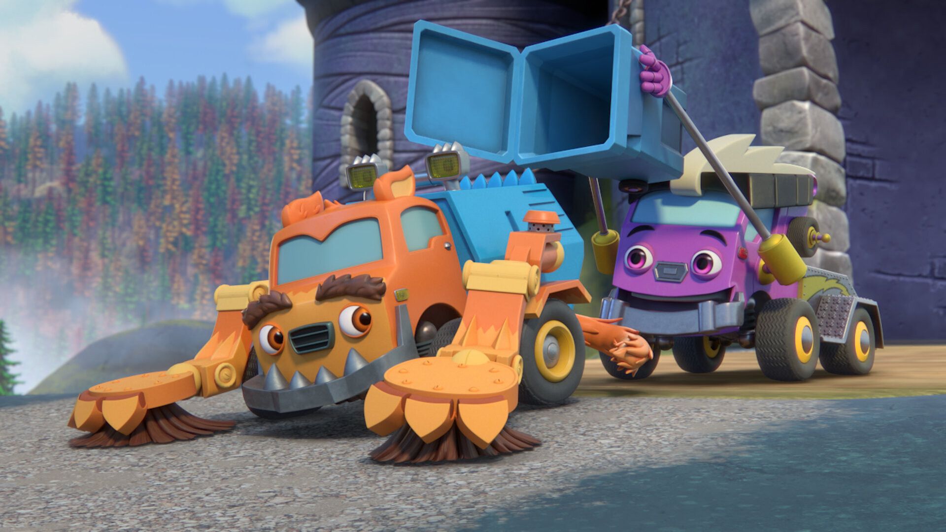 Mighty MonsterWheelies background