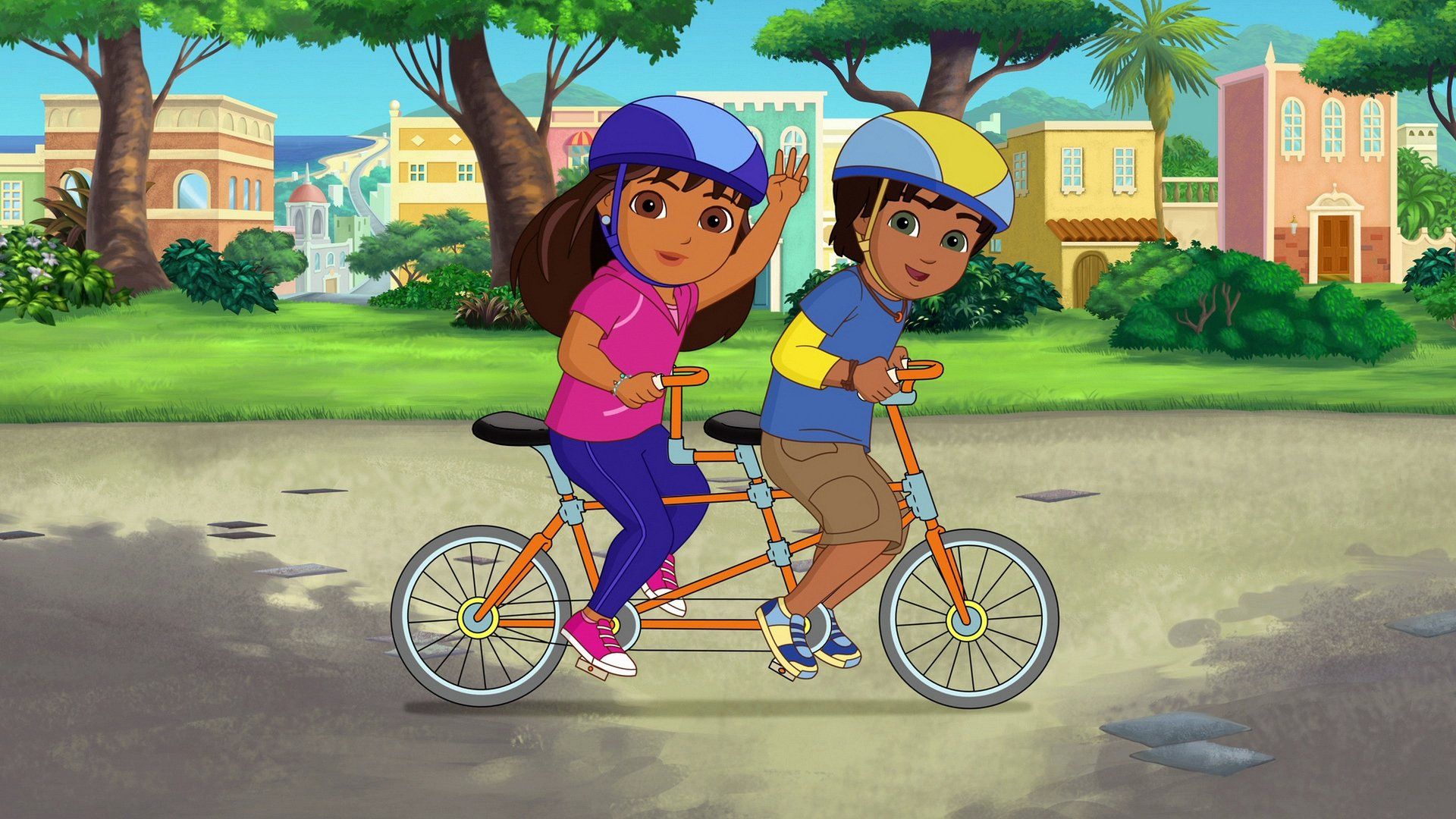 Dora and Friends: Into the City! background