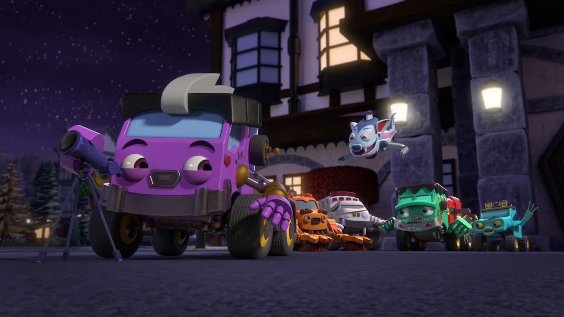 Mighty MonsterWheelies background
