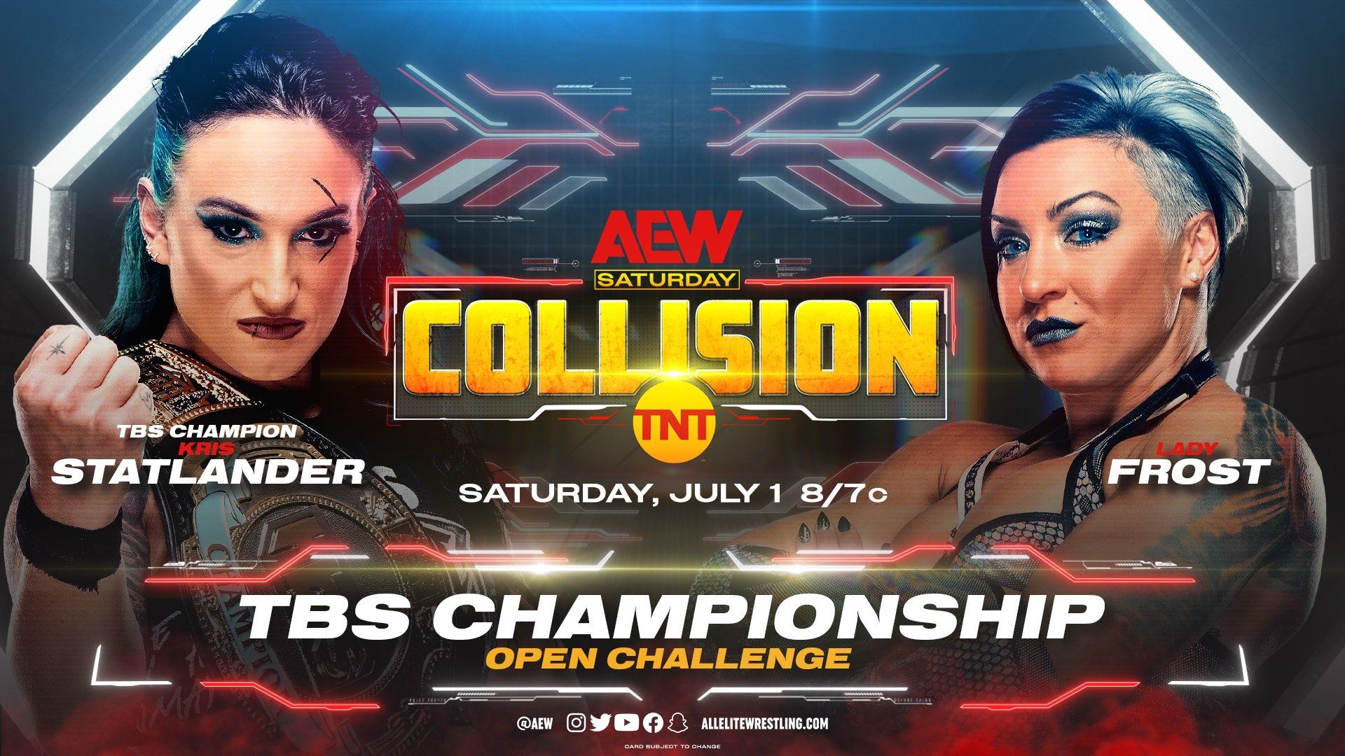 AEW Collision background
