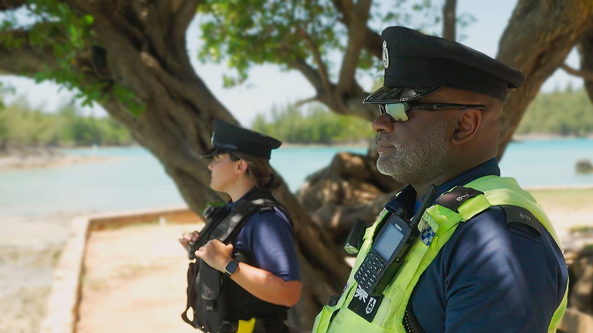 Policing Paradise background