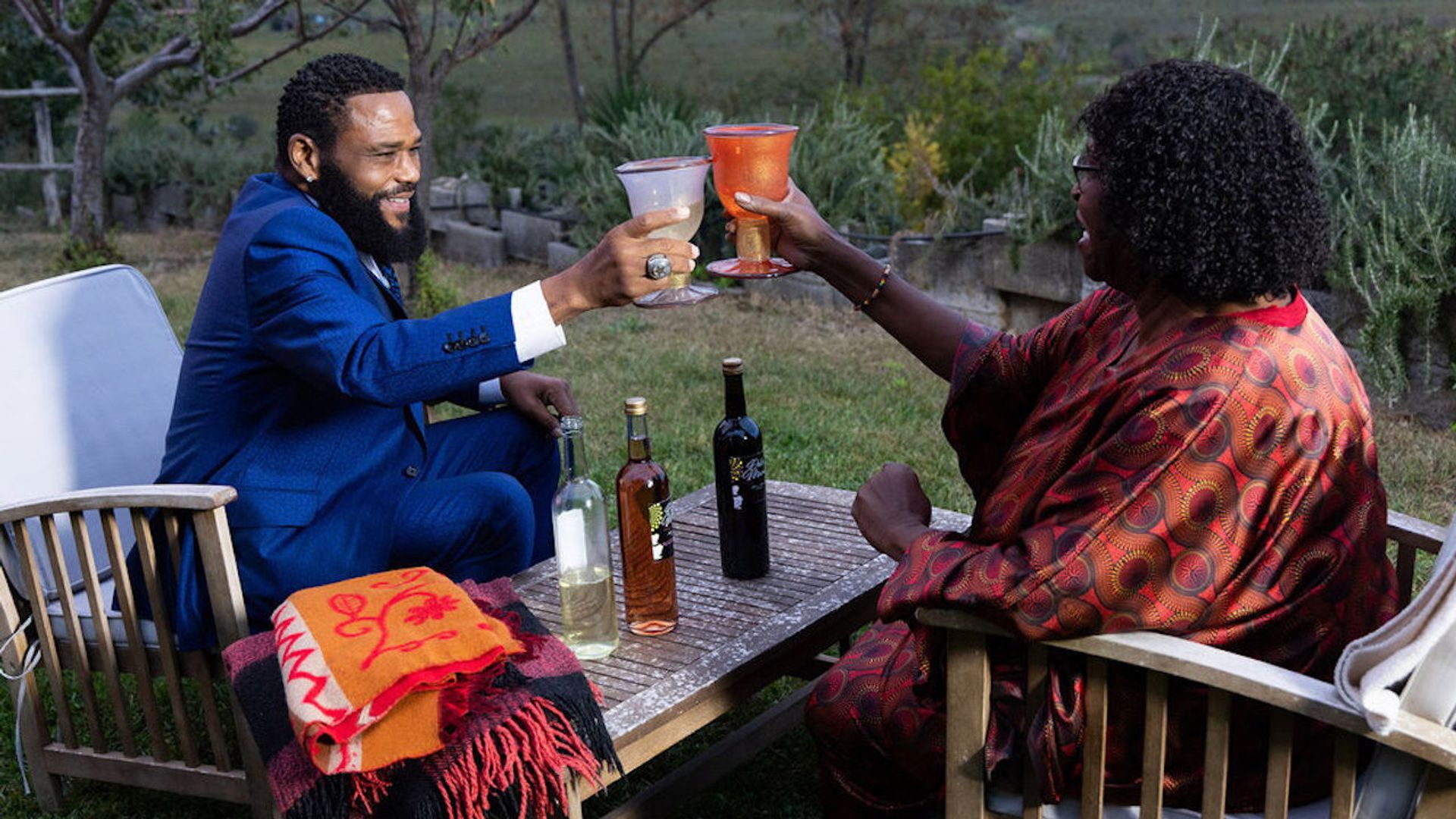 Trippin' with Anthony Anderson and Mama Doris background