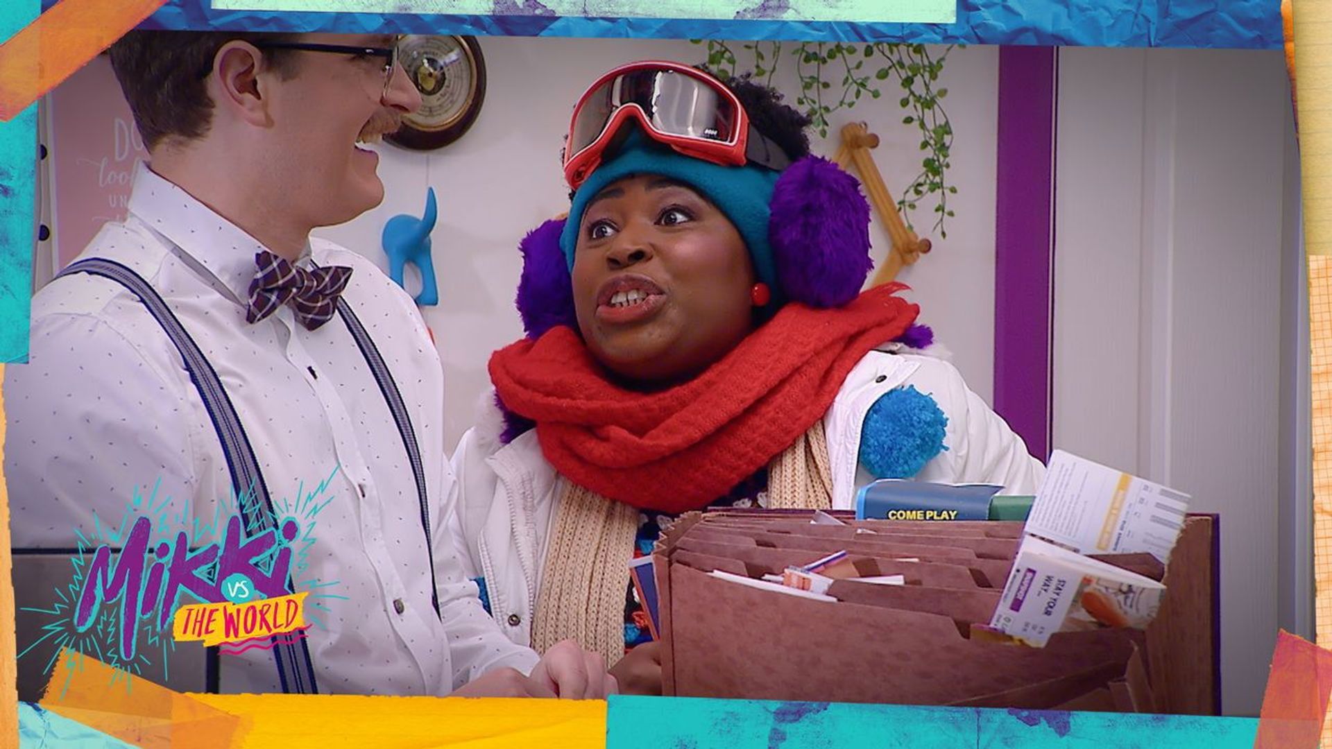 Mikki vs the World background