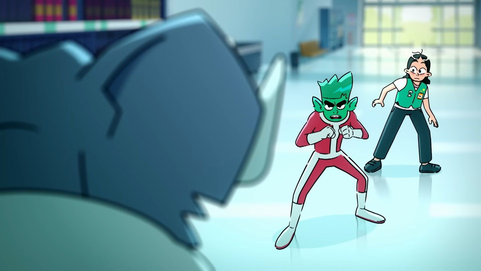 Beast Boy: Lone Wolf background
