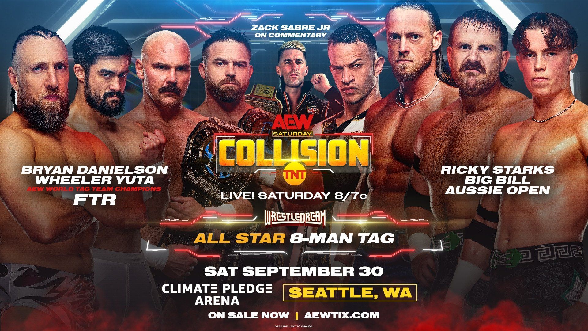 AEW Collision background