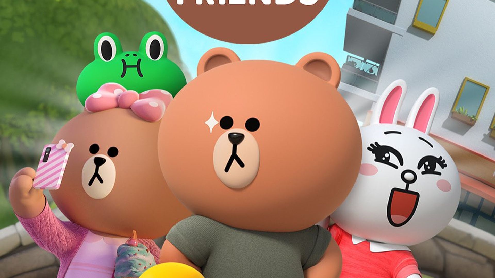 Brown and Friends background