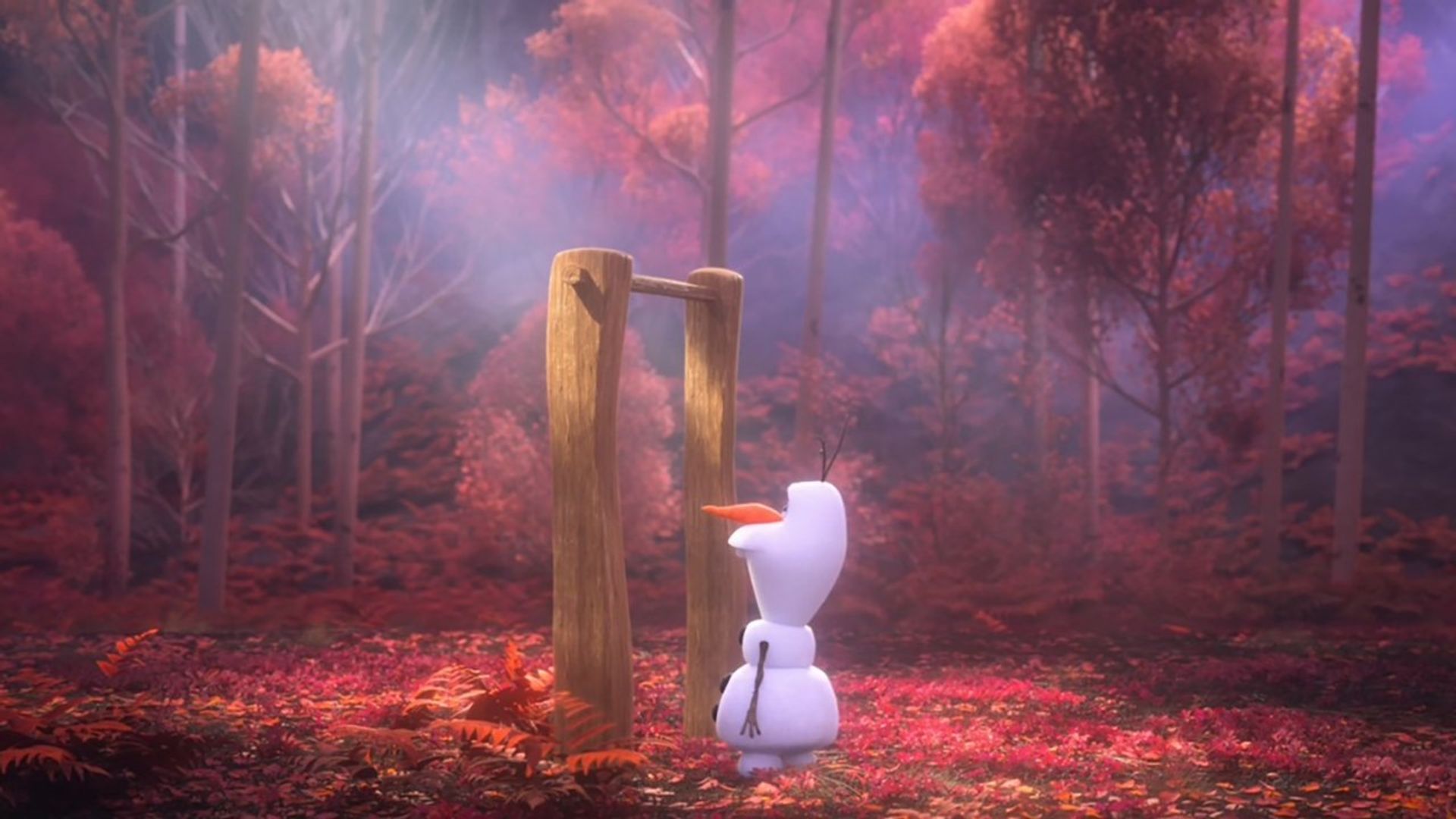 At Home with Olaf background